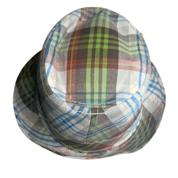 Peter Grimm Men's Plaid Cotton Fedora Hat Multicolor Size Small/Medium - Picture 6 of 9